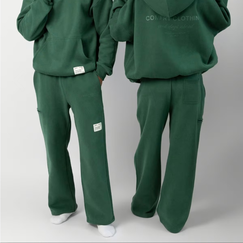 NIB Comfrt Affirmation Sweatpants in Hunter Sz S Straight leg! - Picture 5 of 5